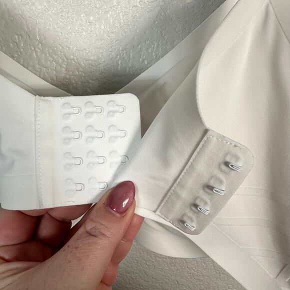 Honeylove Women’s Crossover Wireless Smooth Support Comfort Bra in White Size 3X - Picture 7 of 7